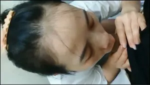 Ghệ quảng nam lén lút liếm mút cho gấu trong phòng tắm